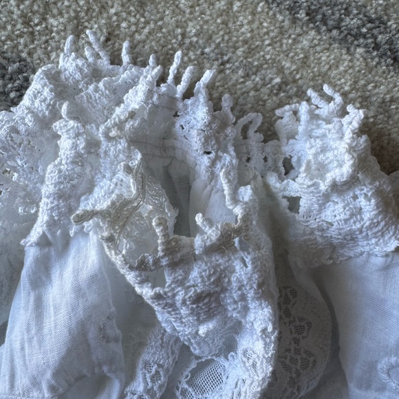 Temptations White Eyelet Ruffled Tunic - Picture 8 of 16